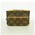 Bolso de hombro Louis Vuitton Monogram Amazon Castaño - vista 3
