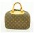 Borsa Louis Vuitton Monogram Trouville M42228 Marrone - vista 11