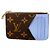 Louis Vuitton Monogram Portecartes Wallet/Coin Case Castaño