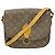 Borsa a tracolla Louis Vuitton Monogram Saint Cloud GM Marrone