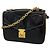 Louis Vuitton Shiny Epi Monogram Reverse Pochette Metis MINI Nero