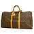 Borsa Louis Vuitton Boston Monogram Keepall 55 Marrone