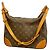 Borsa a tracolla Louis Vuitton Monogram Boulogne 30 Marrone