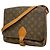 Borsa a tracolla Louis Vuitton Monogram Cartouchiere GM Marrone