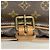 Borsa a tracolla Louis Vuitton Monogram Cartouchiere GM Marrone - vista 13