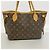 Borsa Tote Louis Vuitton Monogram Neverfull PM Marrone - vista 12