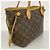 Borsa Tote Louis Vuitton Monogram Neverfull PM Marrone - vista 2