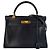 Borsa Hermès Kelly 32 Blu Notte in Pelle Box Calf
