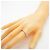 Bague Cartier Lanieres en or blanc 18K - vue 8