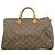Borsa Louis Vuitton Monogram Speedy 35 Marrone