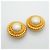 Orecchini a cerchio placcati oro Chanel D'oro - vista 2