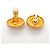 Orecchini a cerchio placcati oro Chanel D'oro - vista 3