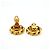 Orecchini a clip Chanel dorati con strass D'oro - vista 3
