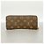 Louis Vuitton Monogram Portefeuille Clemence Long Wallet Marrone Fuschia - vista 10