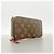 Louis Vuitton Monogram Portefeuille Clemence Long Wallet Marrone Fuschia - vista 2