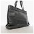 Saco Tote Chanel em couro de bezerro granulado preto - vista 2