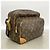 Borsa a tracolla Nile Monogram Louis Vuitton Marrone - vista 2