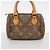 Borsa a mano Louis Vuitton Monogram Mini Speedy Marrone - vista 13