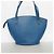 Borsa a tracolla Louis Vuitton Epi Saint Jacques Blu - vista 12