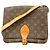 Borsa a tracolla Louis Vuitton Monogram Cartouchiere GM Marrone