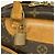 Borsa Louis Vuitton Monogram Trouville M42228 Marrone - vista 7