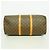Louis Vuitton Boston Monogram Keepall 50 Marrone - vista 3