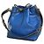 Noe Borsa a tracolla Louis Vuitton Epi Petit Noé Nero Blu