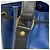 Noe Borsa a tracolla Louis Vuitton Epi Petit Noé Nero Blu - vista 11