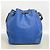 Noe Borsa a tracolla Louis Vuitton Epi Petit Noé Nero Blu - vista 12