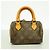 Borsa a mano Louis Vuitton Monogram Mini Speedy Marrone - vista 12