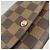 Louis Vuitton Damier Portefeuille Emilie Long Wallet Rosso Damier ebene - vista 6