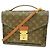 Borsa Louis Vuitton Monogram Monceau 28 Marrone