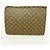 Louis Vuitton Monogram Pochette Document Clutch Bag Marrone - vista 9