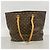 Borsa Cabas Alto Monogram Louis Vuitton Marrone - vista 11