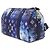 Borsa a mano e a tracolla Louis Vuitton Monogram Bandana City Keepall Bianco Blu - vista 3