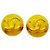 Orecchini a clip Chanel placcati oro D'oro