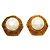 Timeless Orecchini a clip Chanel placcati oro D'oro