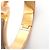 Bracciale Hermès Clic Clac PM GP Plated Gold D'oro - vista 5