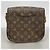 Borsa a tracolla Louis Vuitton Monogram Saint Cloud MM Marrone - vista 11