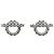 Hermès Boucles d'oreilles puces Hermes Finesse