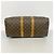 Keepall Borsa Boston Louis Vuitton Marrone - vista 3