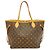 Borsa Tote Louis Vuitton Monogram Neverfull MM Marrone