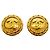 Orecchini a clip Chanel placcati oro D'oro