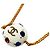 Collana Chanel Coco Mark Ball Bianco Multicolore D'oro