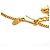 Collana Chanel Coco Mark Ball Bianco Multicolore D'oro - vista 4