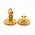 Orecchini a clip Chanel placcati oro D'oro - vista 3