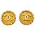Orecchini a clip Chanel placcati oro D'oro