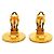 Orecchini a clip Chanel placcati oro D'oro - vista 6