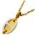 Hermès Collana Hermes Mini Maillon PM D'oro Crudo