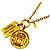 Collana Chanel placcata oro D'oro
